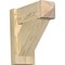 Ekena Millwork Traditional Arts & Crafts Rough Sawn Outlooker, Douglas Fir, 6"W x 14"D x 14"H OUT06X14X14TRA03RDF - alternate 1